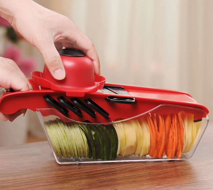Multifunction Kitchen Slicer 6 Blades – Dr Ross Recommends